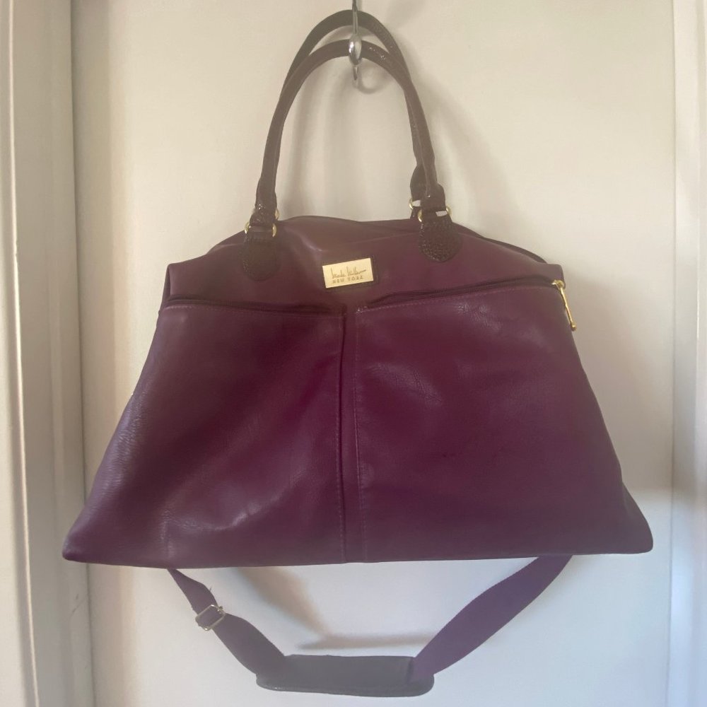 Dark Purple Overnight Bag